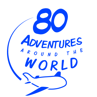 80 adventures around the world logo